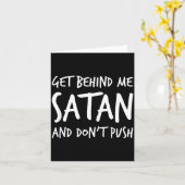Carte Religious Christian Jesus Get Behind Me Satan And  (Fleur jaune)