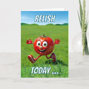 Carte Relish Today Tomato Ketchup Pun Cartoon