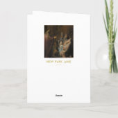 Carte Rembrandt, Chanson de louange de Siméon - Art (Dos)