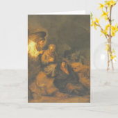 Carte Rembrandt le rêve de St Joseph (Fleur jaune)