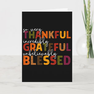 Carte Remerciant Grateful Bénis Remerciant Bénis Tee Tha