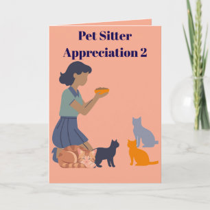 Carte Remerciement à une Pet Sitter 2