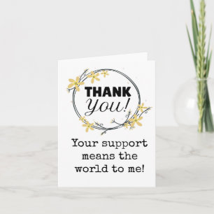 Carte Remerciement client, Conditionnement de commande