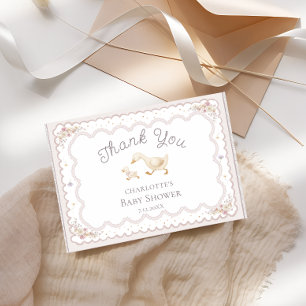 Carte Remerciement pour Baby Shower Silly Goose Wildflow