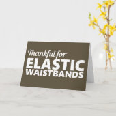Carte Remerciements pour les Waistbands élastiques drôle (Fleur jaune)