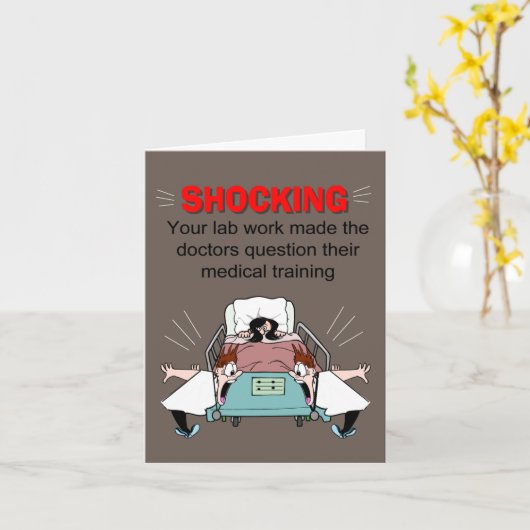 Carte remets-toi vite fou (Fleur jaune)