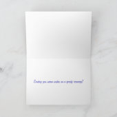 Carte Remettez-vous vite avec l'hortensia bleu (Intérieur)