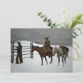 Carte Remington - Chute du Cowboy, (Debout devant)