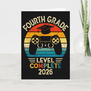 Carte Remise des diplômes de 4e année 2026 Niveau Gamer