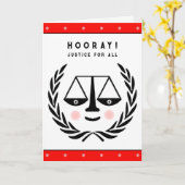 Carte Remise des diplômes de la faculté de droit (Fleur jaune)