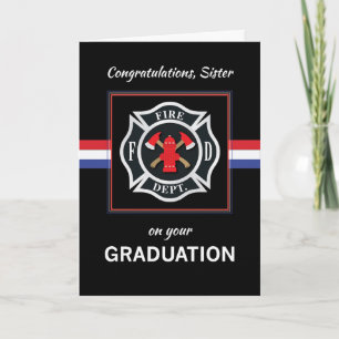 Carte Remise des diplômes de l'Académie des pompiers de