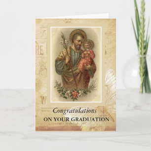 Carte Remise des diplômes de St. Joseph et de l'Enfant J