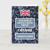 Carte Remise du Camouflage Britanniques Badge Félicats (Fleur jaune)