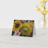 Carte Remise en forme rapide Copain de pickleball ! (Fleur jaune)