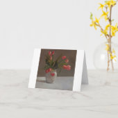 Carte Remous rose (Fleur jaune)