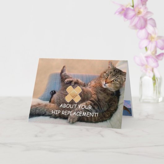 Carte Remplacement de la hanche (Orchidée)