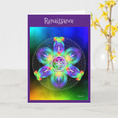 Carte Renaissance (Fleur jaune)