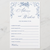 Carte Renaissance Ornat Dusty Blue Wings & Advice (Devant)