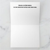 Carte Renard d'anniversaire (Intérieur)