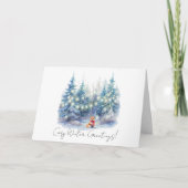 Carte Renard de Noël (Devant)