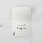 Carte renard de Noël (Intérieur)