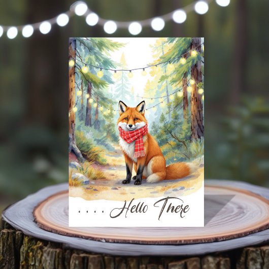 Carte Renard des vacances d'hiver