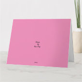 Carte Renard endormi (personnaliser) (Dos)