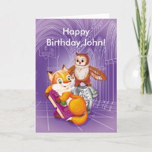 Carte renard et hibou