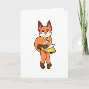 Carte Renard Femelle avec Jupe