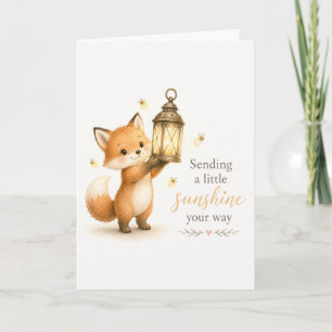 Carte Renard Petit Soleil