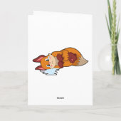 Carte Renard qui pleure (Dos)