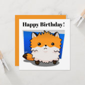 Carte Renard rouge (Devant/Arrière en situation)