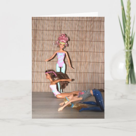 Carte Rencontrez les Gym Girls. (Devant)