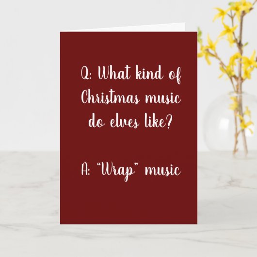 CARTE **RENCONTREZ-MOI SOUS LA MISTLETOE** (Fleur jaune)