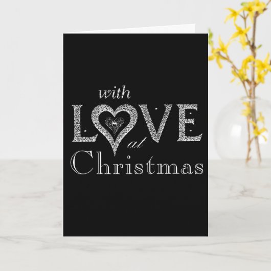 CARTE **RENCONTREZ-MOI SOUS LA MISTLETOE** CETTE NOËL (Fleur jaune)