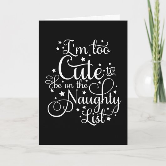 CARTE *RENCONTREZ-MOI SOUS LE MISTLETOE/VOIR COMMENT JE (Devant)