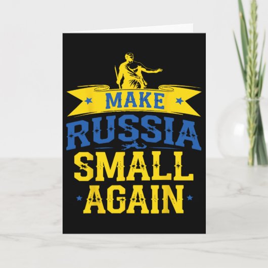 Carte Rendez à la Russie sa petite taille – Drôle de déc (Devant)