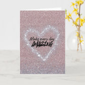 Carte Rendez chaque jour incroyable (Fleur jaune)