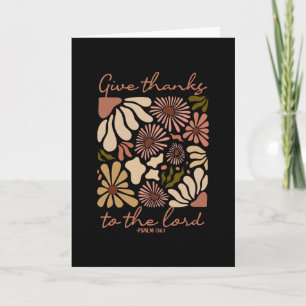 Carte Rendez Grâce Au Seigneur Jésus Christian Thanksgiv
