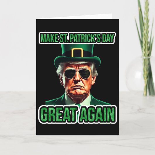 Carte Rendez la Saint-Patrick grandiose Mème drôle de Do (Devant)