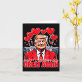 Carte Rendez la Saint-Valentin grande à nouveau drôle Tr (Fleur jaune)