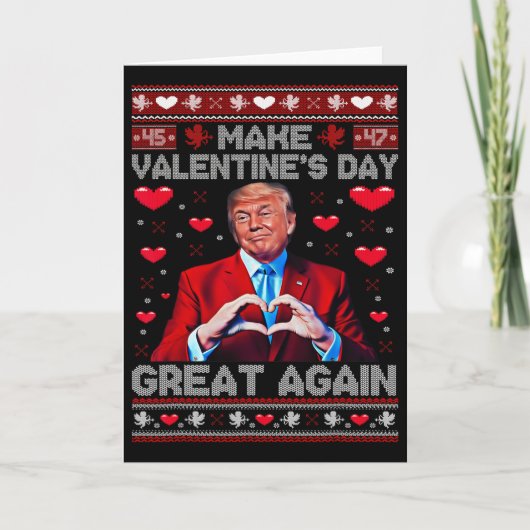 Carte Rendez la Saint-Valentin grande à nouveau Funny Tr (Devant)
