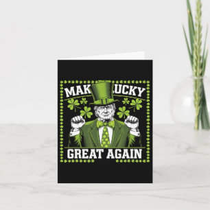 Carte Rendez Lucky Great Again Trump St. Patrick's Day L