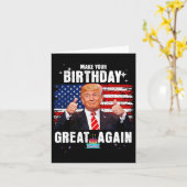 Carte Rendez votre anniversaire formidable (Fleur jaune)
