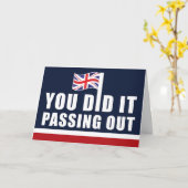 Carte Rendez-vous à Bleu blanc de la marine britannique (Fleur jaune)