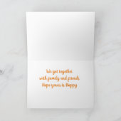 CARTE RENDEZ-VOUS ENSEMBLE AVEC LA FAMILLE ET LES AMIS G (Intérieur)