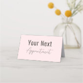 Carte Rendez-vous rose Beauté Spa Salon (Devant)