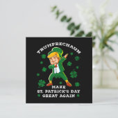 Carte Rendre la fête de la Saint Patrick grande à nouvea (Debout devant)
