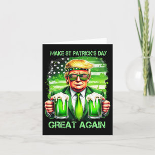 Carte Rendre la grandeur du Jour de la Saint Patrick enc
