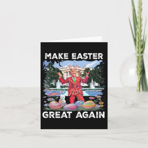 Carte Rendre La Pâque Grande Avec Trump Et Bunny